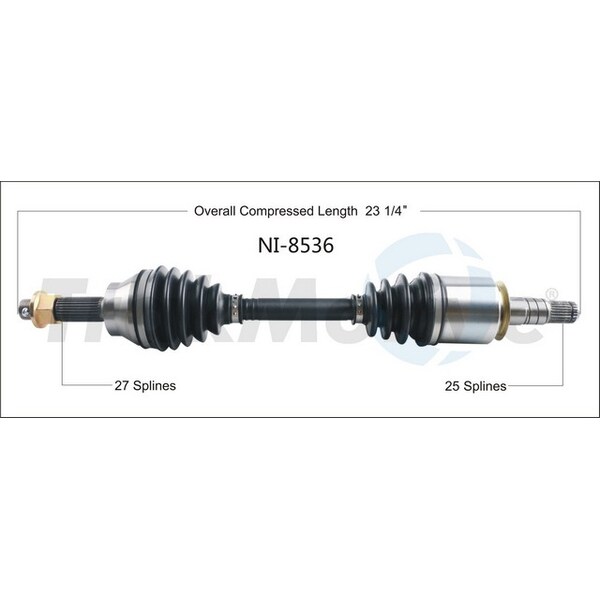 Surtrack Axle Cv Axle Shaft, Ni-8536 NI-8536 - main